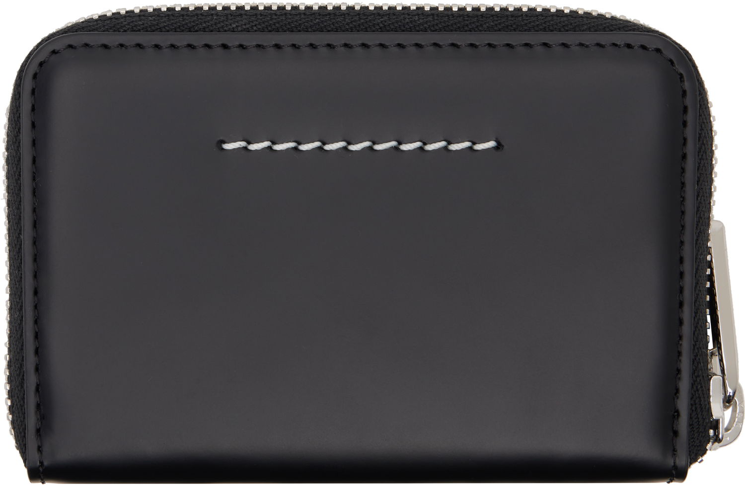 Denarnica Maison Margiela MM6 Maison Margiela Triangle Zip Around Wallet Črna | SA6UI0016 P7183, 1