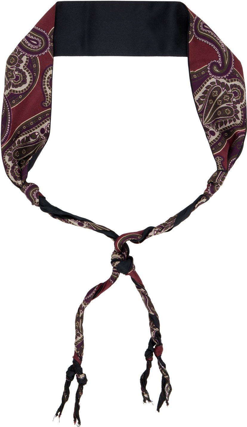 Šala OUR LEGACY Our Legacy Paisley Print Twisted Tie Večbarvna | A4258TBPA