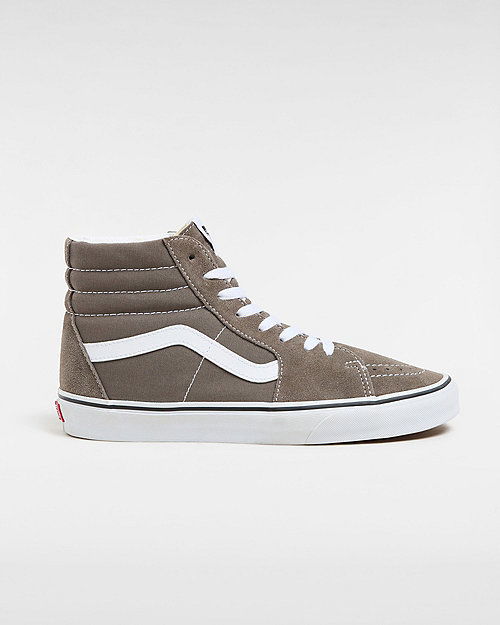 Skateboarding Vans Color Theory Sk8-hi Shoes (color Theory Bungee Cord) Unisex Grey, Size 2.5 Siva | VN000CMX9JC