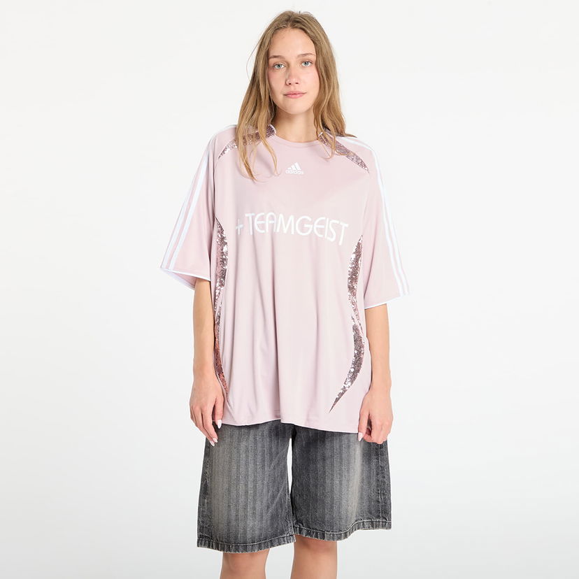 Dres adidas Originals Adilenium Season 4 Teamgeist Oversized T-Shirt Roza | KE9793