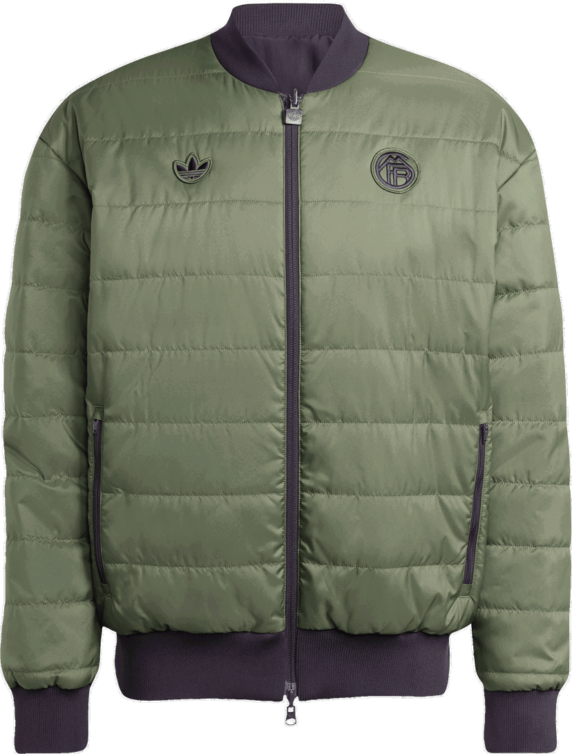 Bomber jakna adidas Originals FC Bayern Munich Icon Bomber Jacket Zelena | jm9434