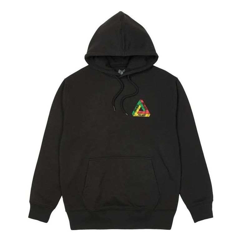 Pulover Palace Palace Swirl Tri-Ferg Hoodie Črna | P23HD107