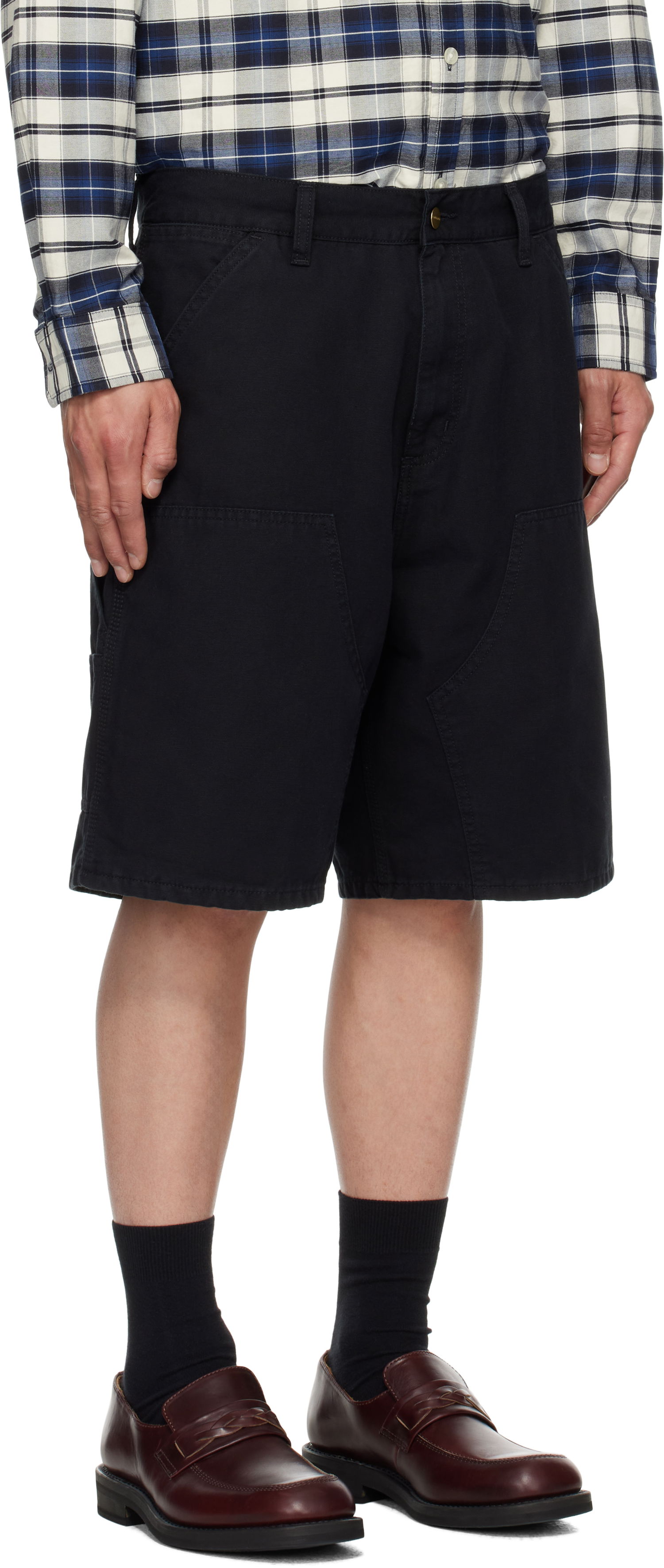 Kratke hlače Carhartt WIP Double Knee Shorts Črna | I034793, 1