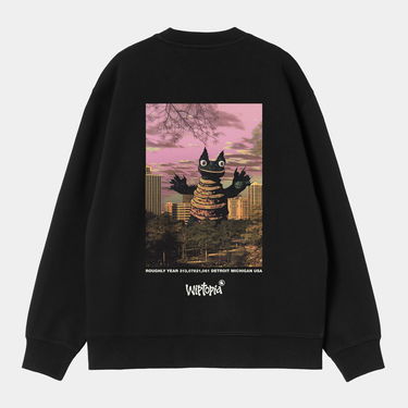 Pulover Carhartt WIP W' Wiptopia Script Sweatshirt Črna | I035515_26, 4