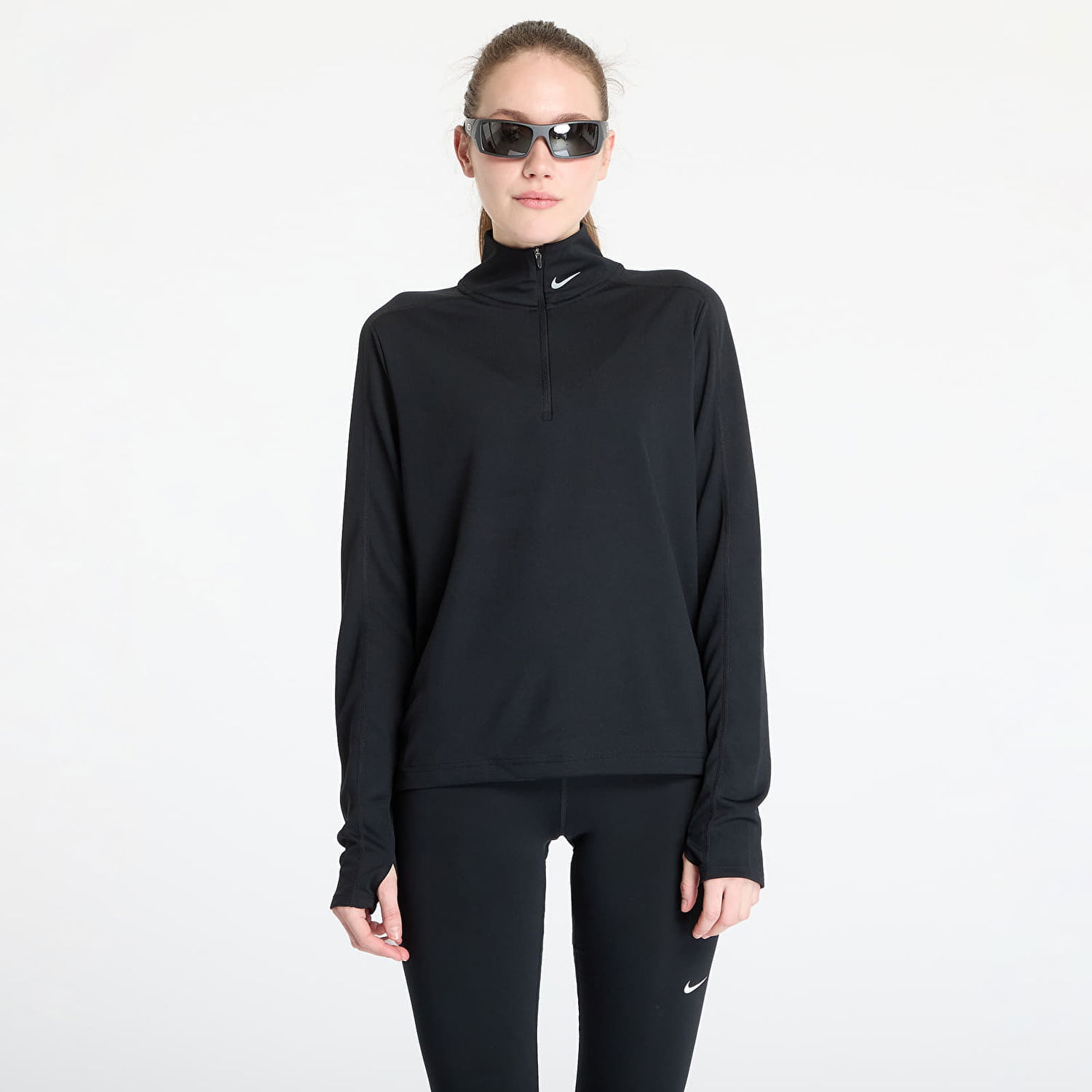 Pulover Nike Pacer Dri-FIT 1/4-Zip Running Top Črna | HV6958-010, 0