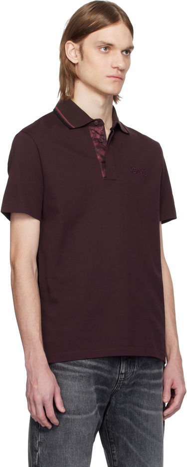 Polo majica Versace Versace Piqué Polo Bordo | 1015808_1A11072, 1