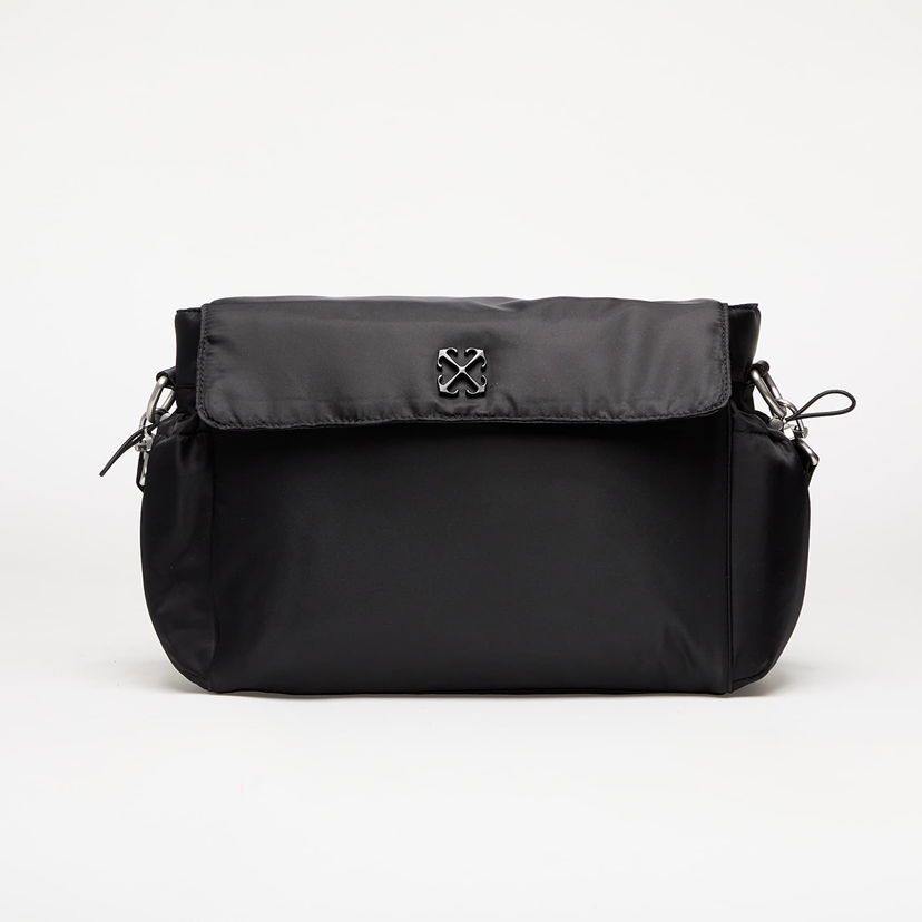 Torba za čez ramo Off-White Off-White Kids Arrow Soft Jitney Diaper Bag Črna | OBXE001C99FAB0011010