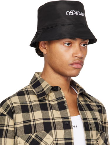 Klobuk Off-White Bookish Bucket Hat Črna | OMLA034C99FAB0061001, 3