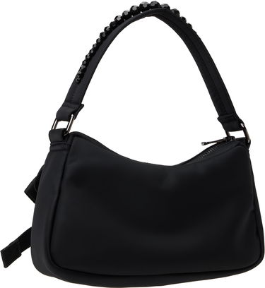 Torbica Simone Rocha Simone Rocha Beaded Utility Bow Pochette Bag Črna | BAG176B 0761, 2