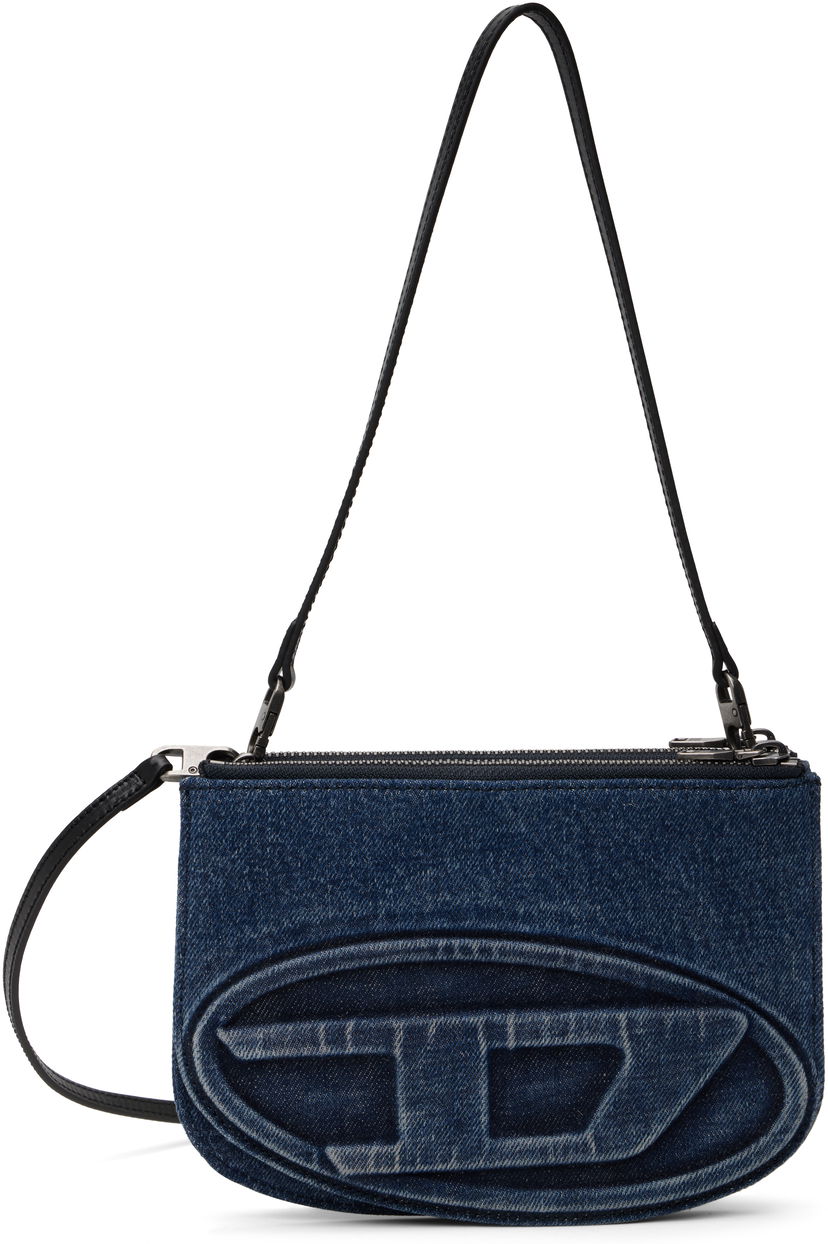 Torba za čez ramo Diesel Denim 1DR Twin Shoulder Bag Modra | X10330 P6717