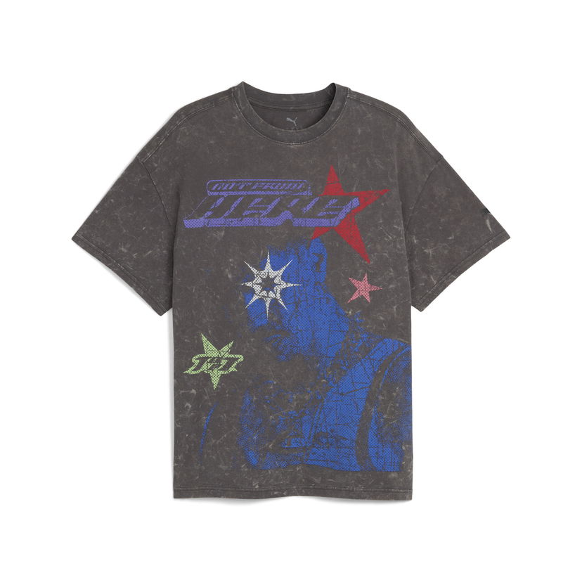 Majica Puma LaMelo Star Vision Graphic Tee Siva | 632438_01