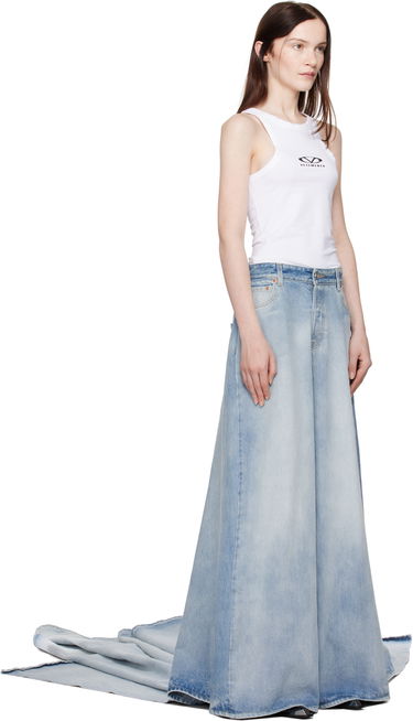 Kavbojke VETEMENTS Vetements Train Jeans Modra | UA66PA500L, 4