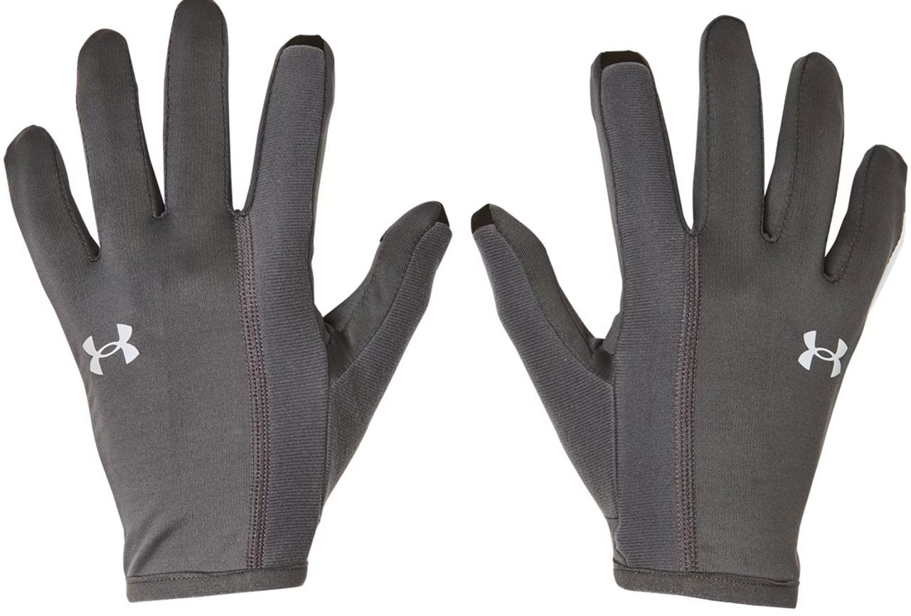 Rokavice Under Armour Gloves Run Liner Siva | 1377510-025, 0