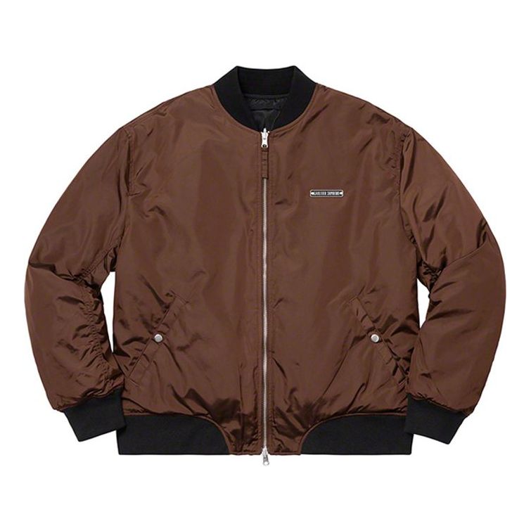 Bomber jakna Supreme Reversible Backpack Bomber Jacket Rjava | SUP-SS19-832