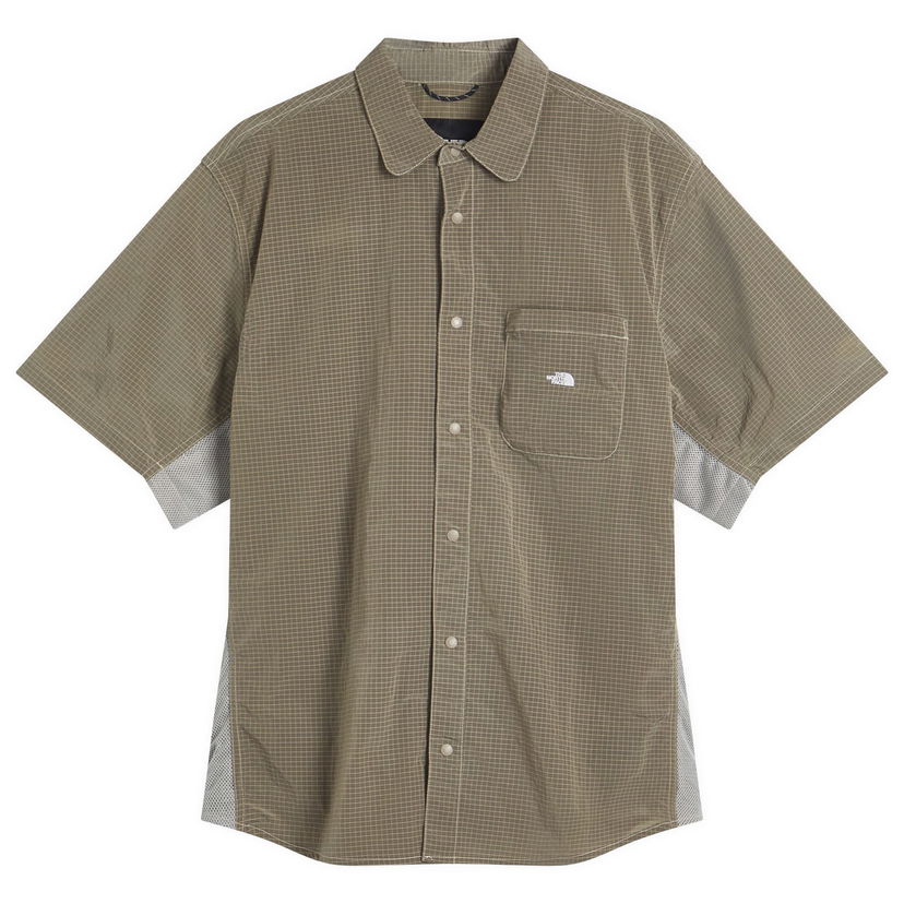 Srajce The North Face Fabric Mix Short Sleeve Shirt Zelena | NF0A8CKH3X4