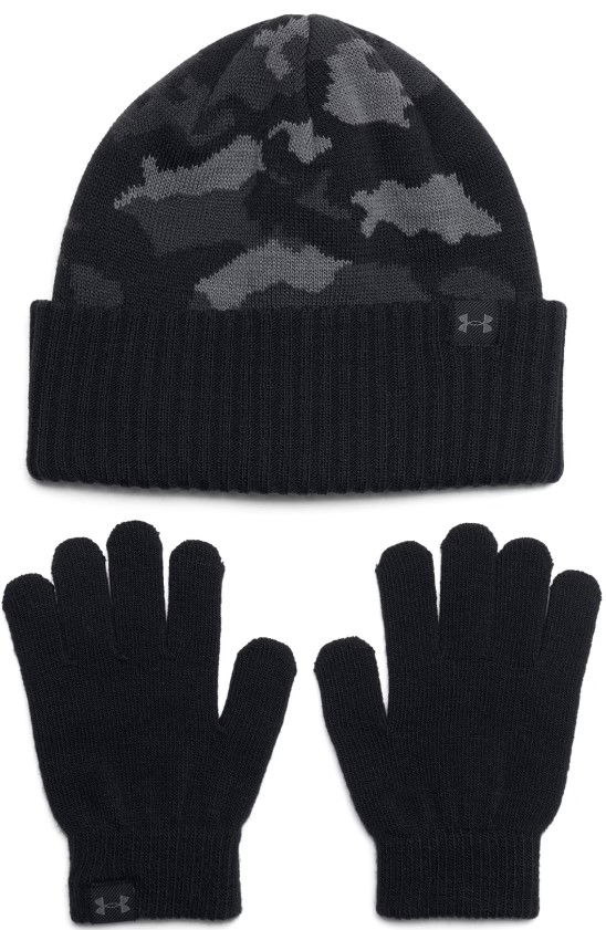 Rokavice Under Armour Beanie and Glove Combo Črna | 1386641-001