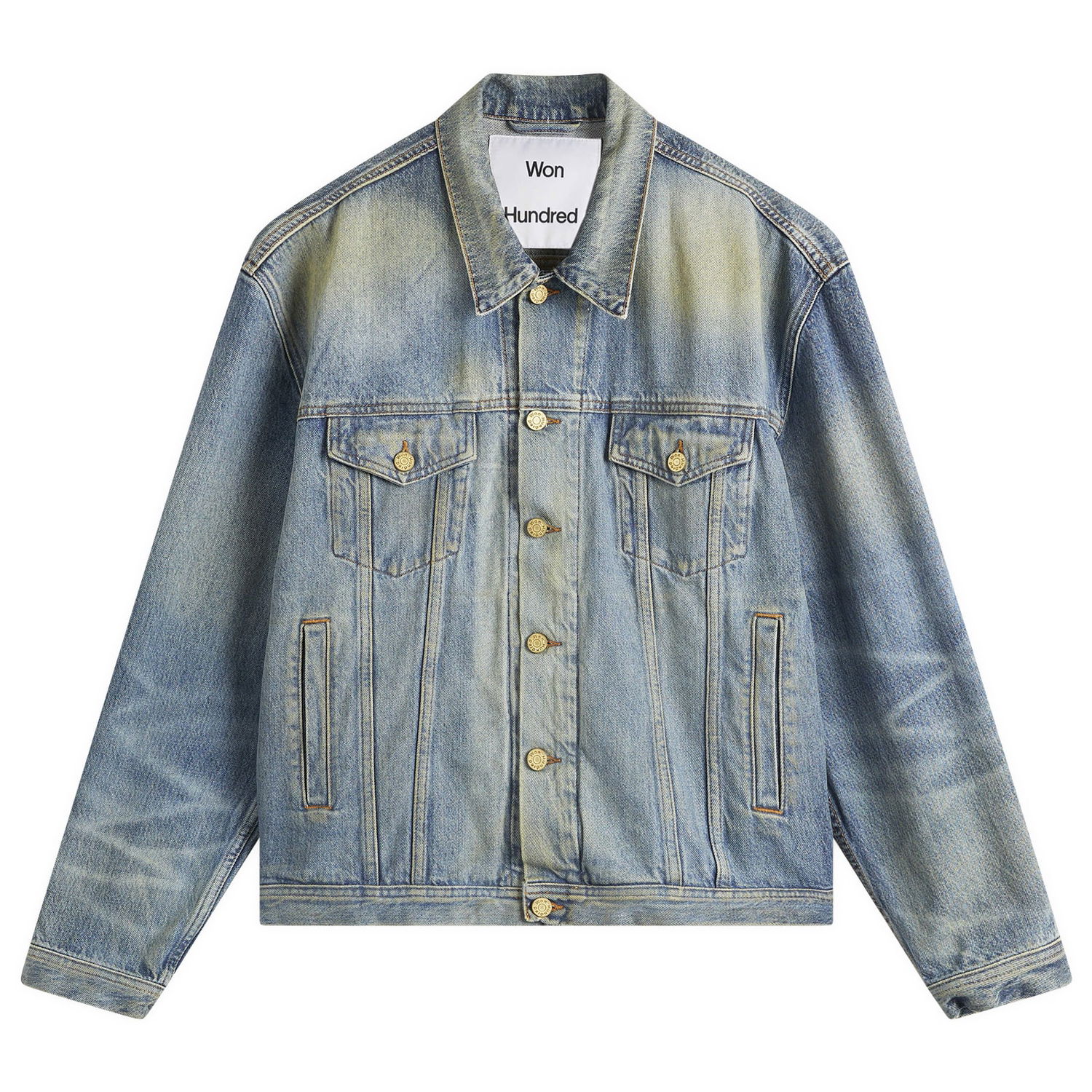 Kavbojke Won Hundred Won Hundred Liverpool Denim Jacket, Size Large Modra | 3569-15028, 0