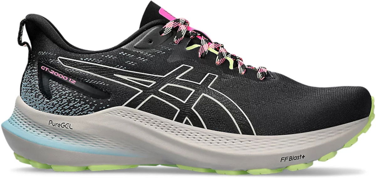 Superge in čevlji Asics GT-2000 12 TR "Nature Bathing/Lime Green" Črna | 1012b587-200, 0