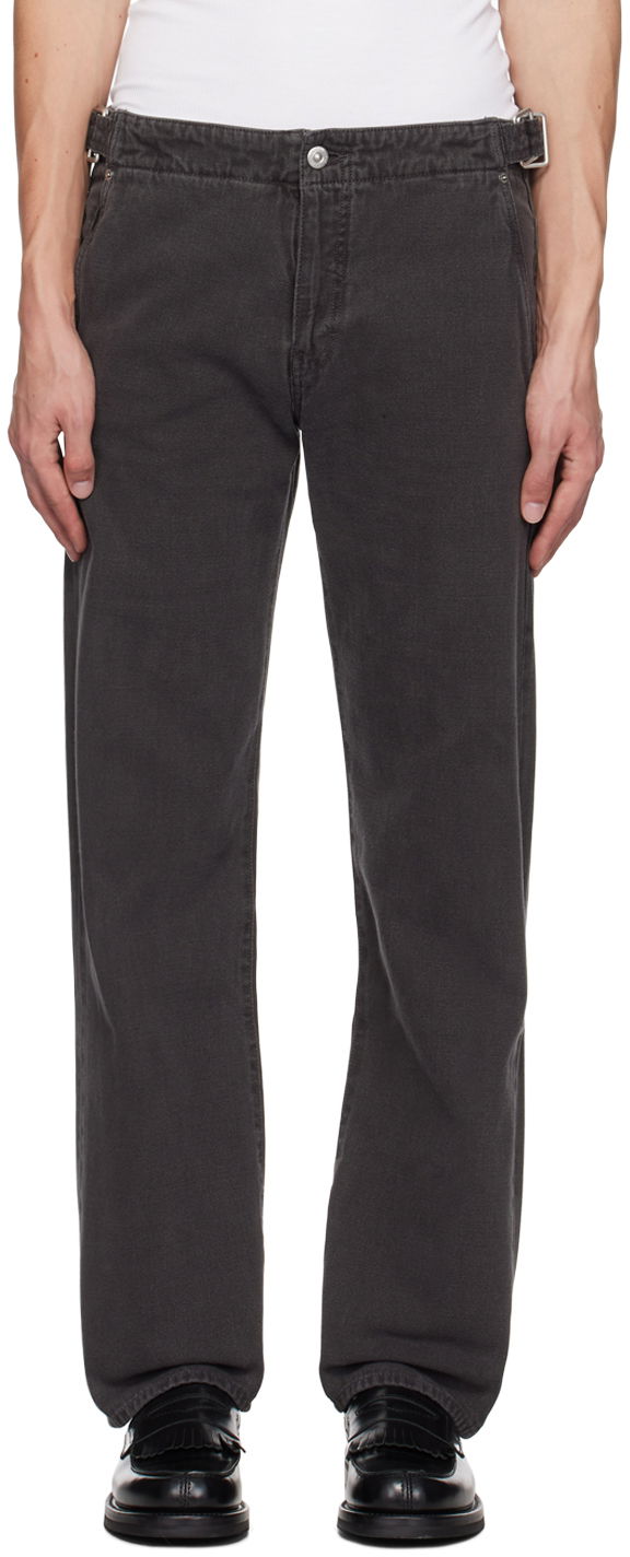 Hlače OUR LEGACY Trucker Trousers Črna | M4245TA