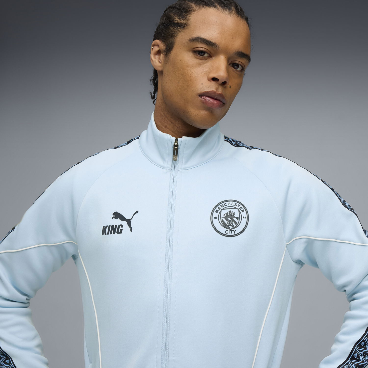 Jakna Puma Manchester City KING Anthem Track Jacket Modra | 782173_10, 1