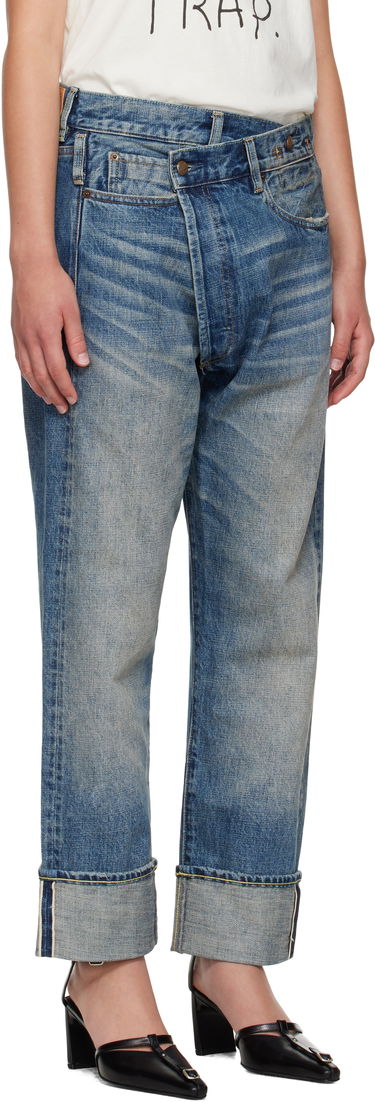 Kavbojke R13 R13 Cuffed Crossover Jeans Modra | R13WD193-D324B, 1