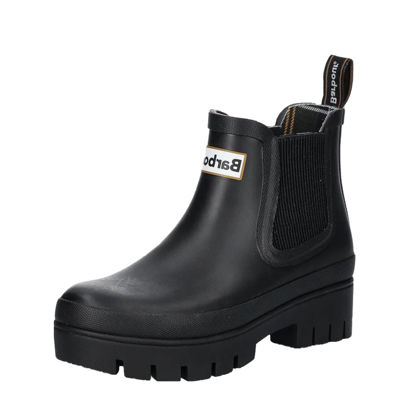 Superge in čevlji Barbour Chunky Chelsea Rain Boots Črna | LRF0100BK11