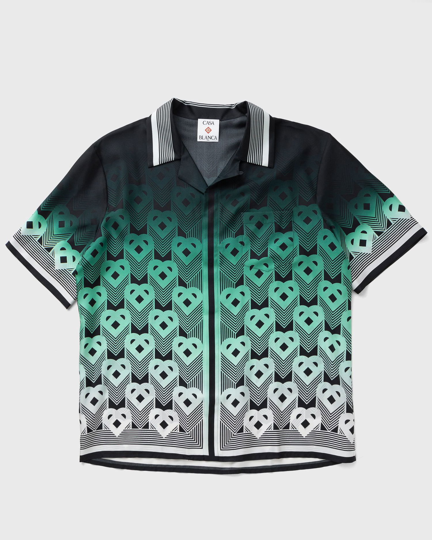 Srajce Casablanca Cuban Collar Short Sleeve Shirt Zelena | MPF25-SH-003-04, 0