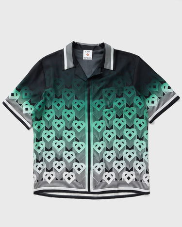 Srajce Casablanca Cuban Collar Short Sleeve Shirt Zelena | MPF25-SH-003-04, 0