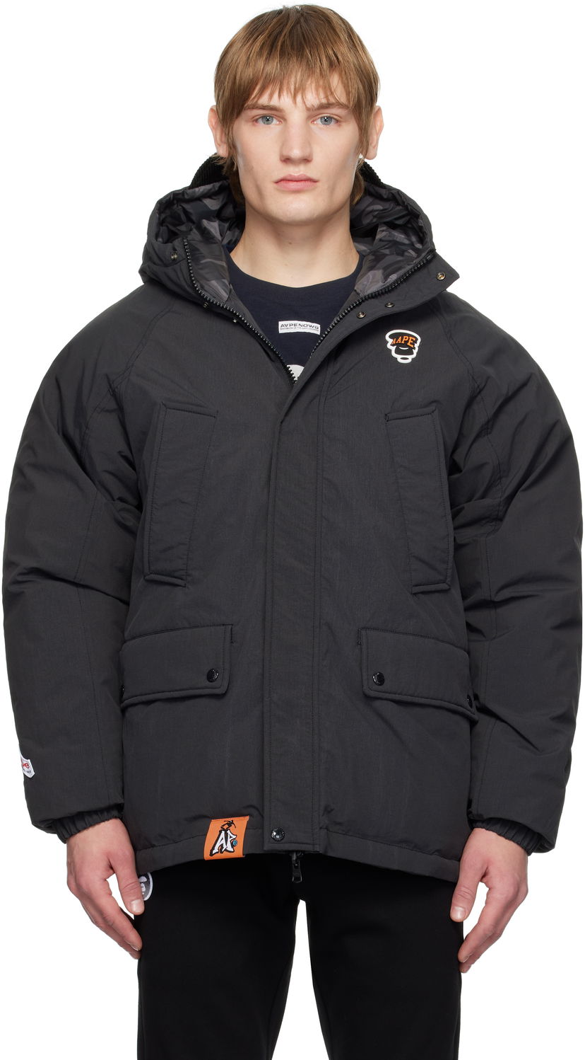 Parka AAPE by A Bathing Ape AAPE by A Bathing Ape Reversible Down Jacket Črna | AAPDNM7669XXNBKL