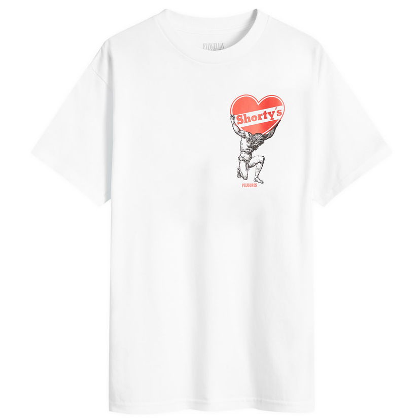 Majica Pleasures Atlas T-Shirt Bela | P24F071-WHT