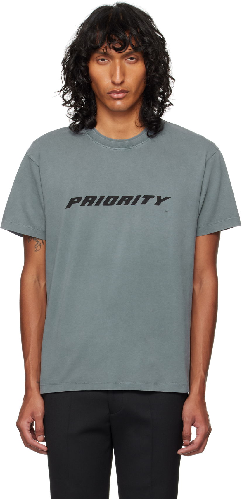 Majica Eytys Leon T-shirt Siva | A330010