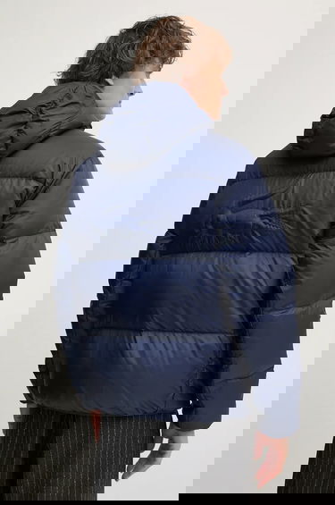 Puhovka Lacoste Hooded Winter Puffer Jacket with Embossed Back Design Mornarica | BH2905, 0