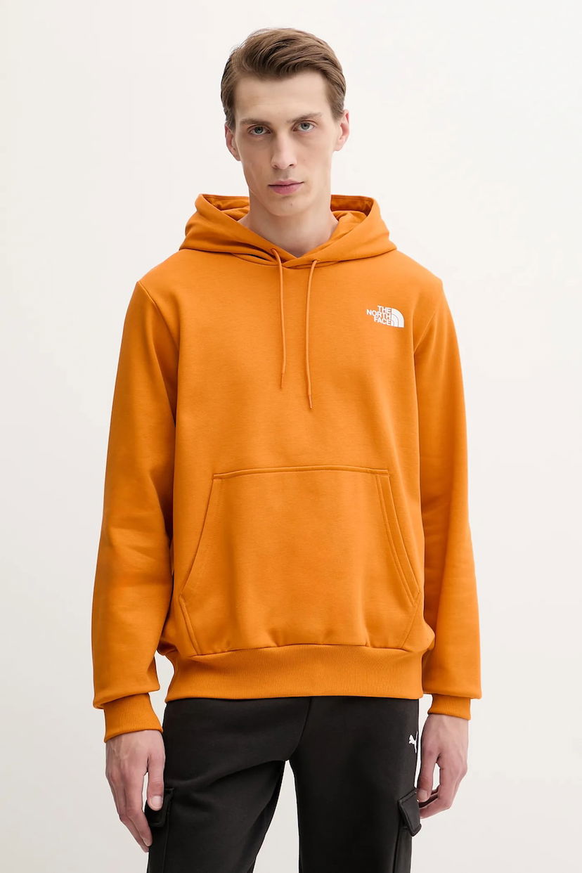 Pulover The North Face Simple Dome Hooded Sweatshirt with Logo Oranžna | NF0A89FCBRO1