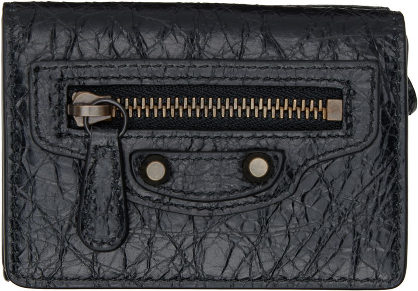 Denarnica Balenciaga 'Le City' Mini Leather Wallet Črna | 810669 2ABFY