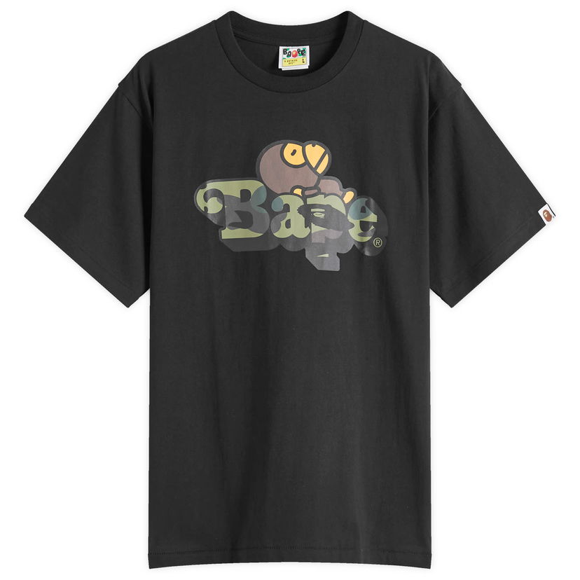 Majica BAPE Bathing Ape 1st Camo Milo T-Shirt, Size Large Črna | 002TEK801005M-BK0