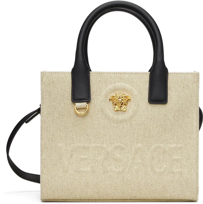 Tote bag Versace Versace 'La Medusa' Mini Tote Bag Bež | 1020448_1A03494