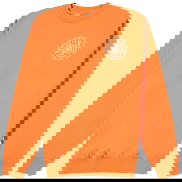 Pleteni pulover Sporty & Rich Conneticut Crest Crew Sweat Oranžna | CRAW2329SQ, 0
