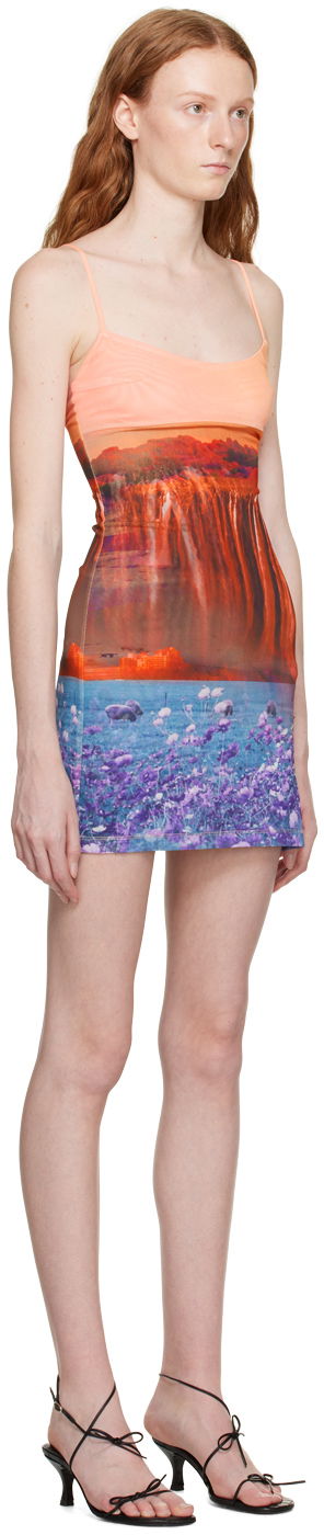 Obleke Miaou Miaou Anya Print Mini Dress Večbarvna | 5026PM1OAS, 1
