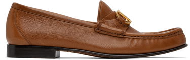 Nega čevljev Valentino Valentino Garavani VLogo Signature Buffalo Loafers Rjava | 6W2S0LM0EWV, 0