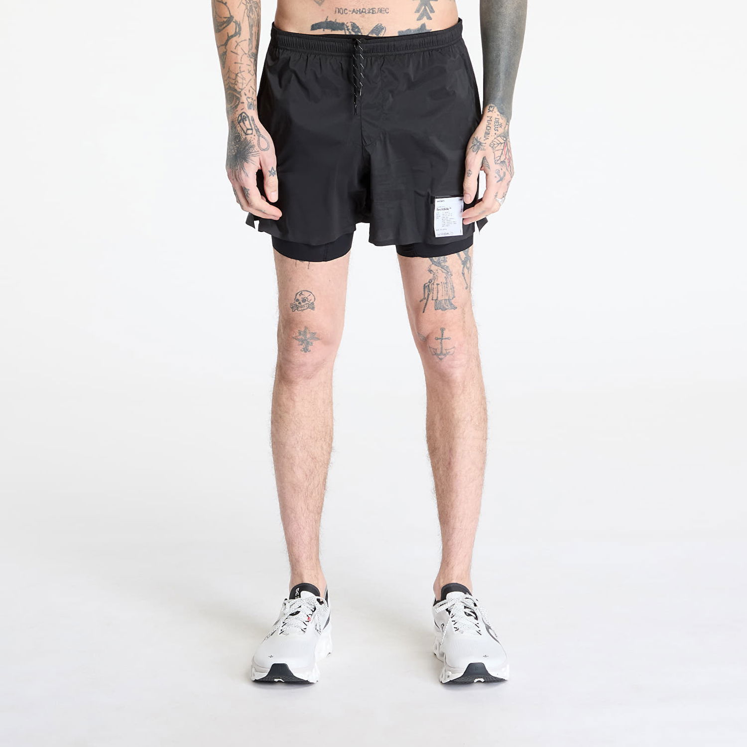Kratke hlače Satisfy Satisfy TechSilk 5 Shorts Črna | 12003-BK, 0