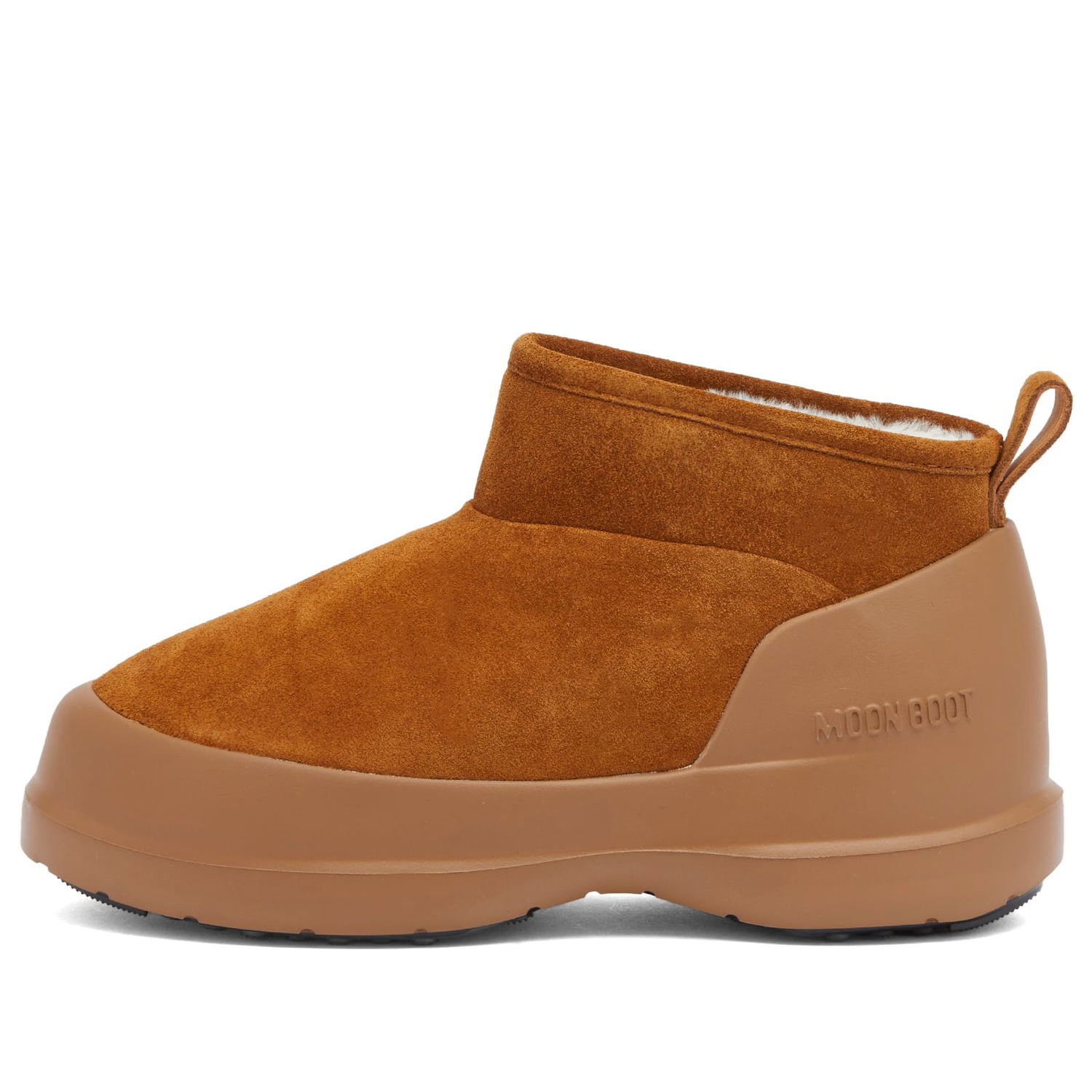 Superge in čevlji Moon Boot Luna Suede Low Boot Cognac Rjava | 80D2480040-COG, 0