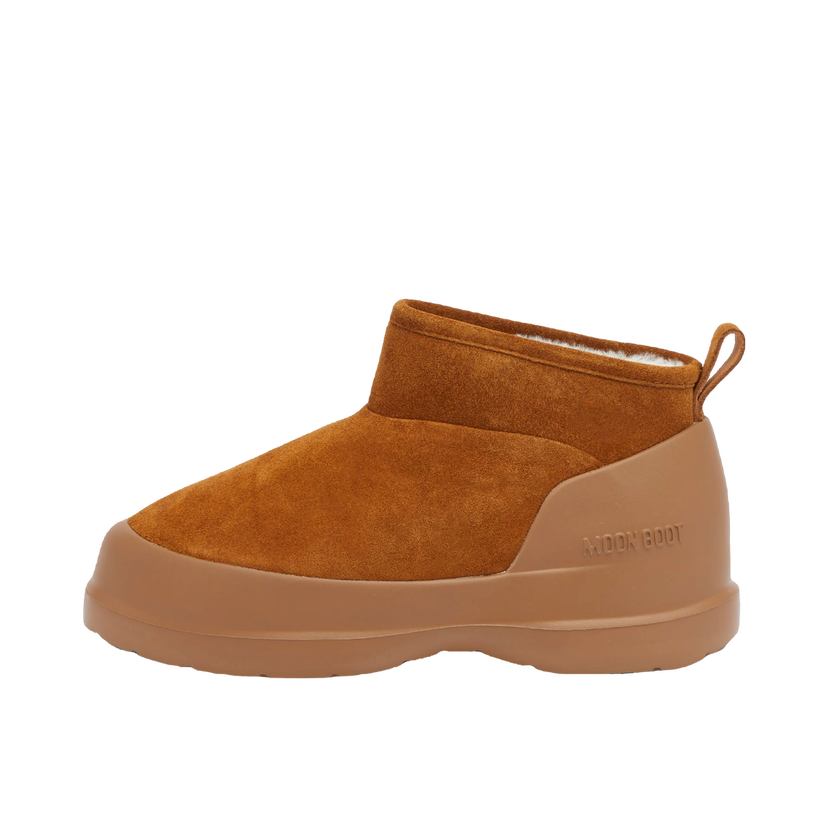 Superge in čevlji Moon Boot Luna Suede Low Boot Cognac Rjava | 80D2480040-COG