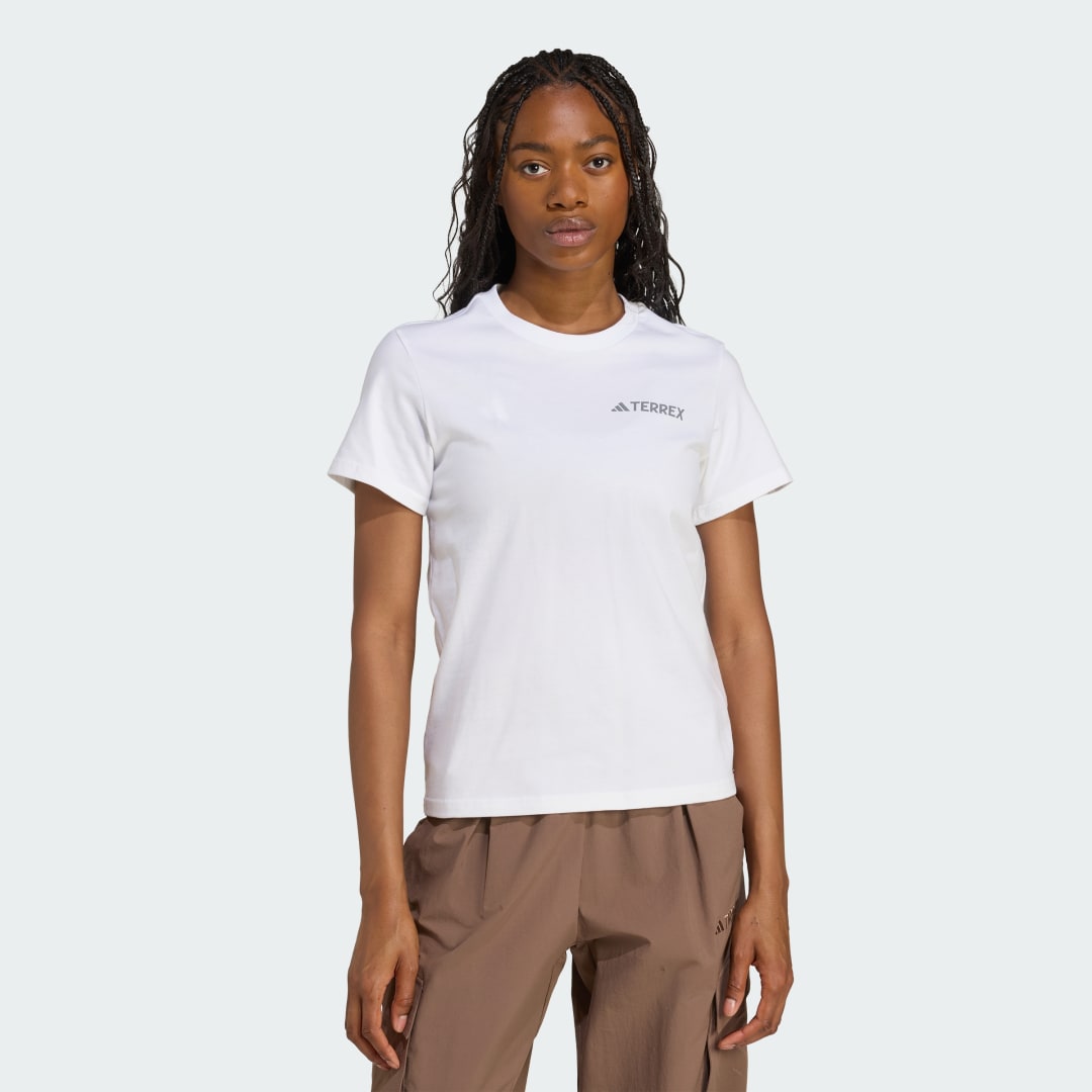Majica adidas Performance Terrex Graphic Tee Bela | JW3562, 0