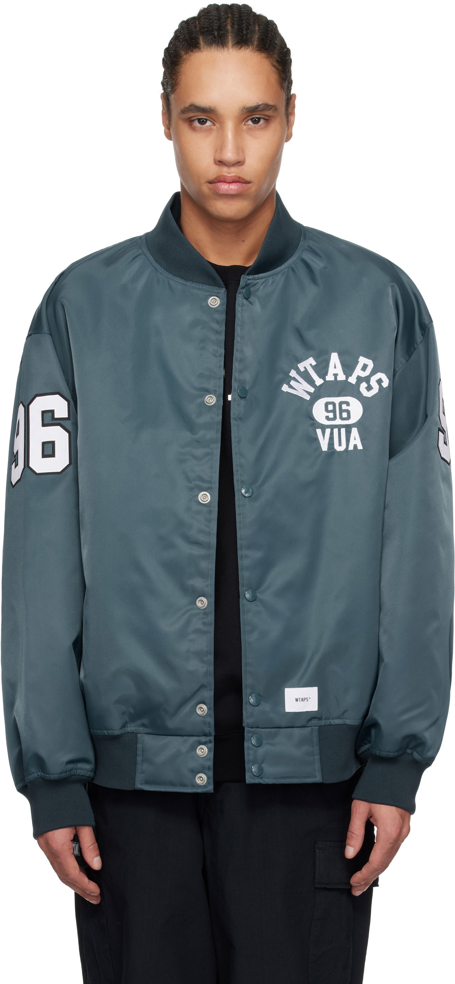 Bomber jakna WTAPS WTAPS Nylon Team Jacket Zelena | 251TQDT-JKM02, 0