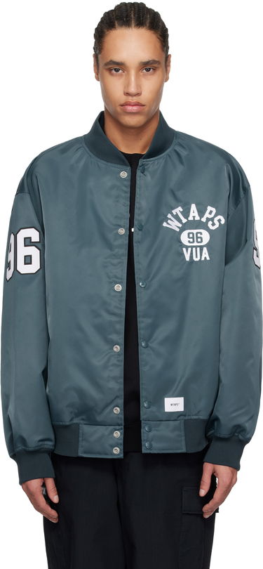 Bomber jakna WTAPS WTAPS Nylon Team Jacket Zelena | 251TQDT-JKM02, 0