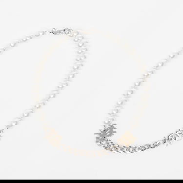 Ogrlica MISBHV Pearl & Curb Link Choker Bela | 4021A042, 0