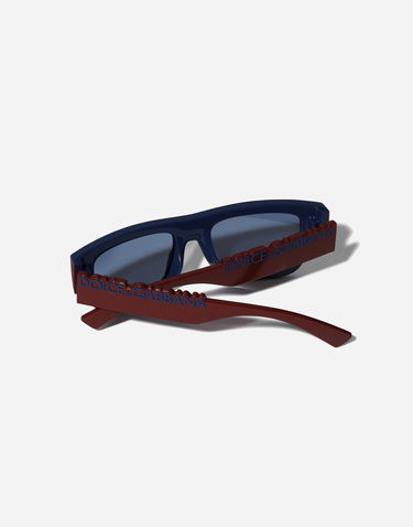 Sončna očala Dolce & Gabbana Dg Logo Rectangular Frame Sunglasses Onesize Bordo | VG601FVN6809V000, 3