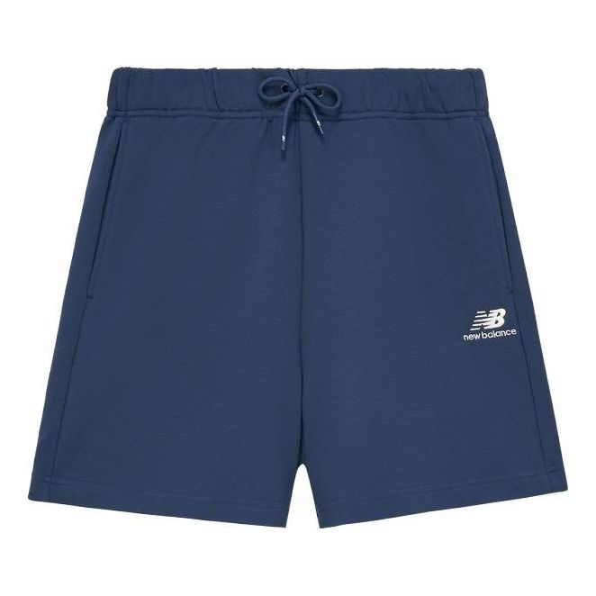 Kratke hlače New Balance Logo Cotton Shorts Modra | 5VD24213-NV