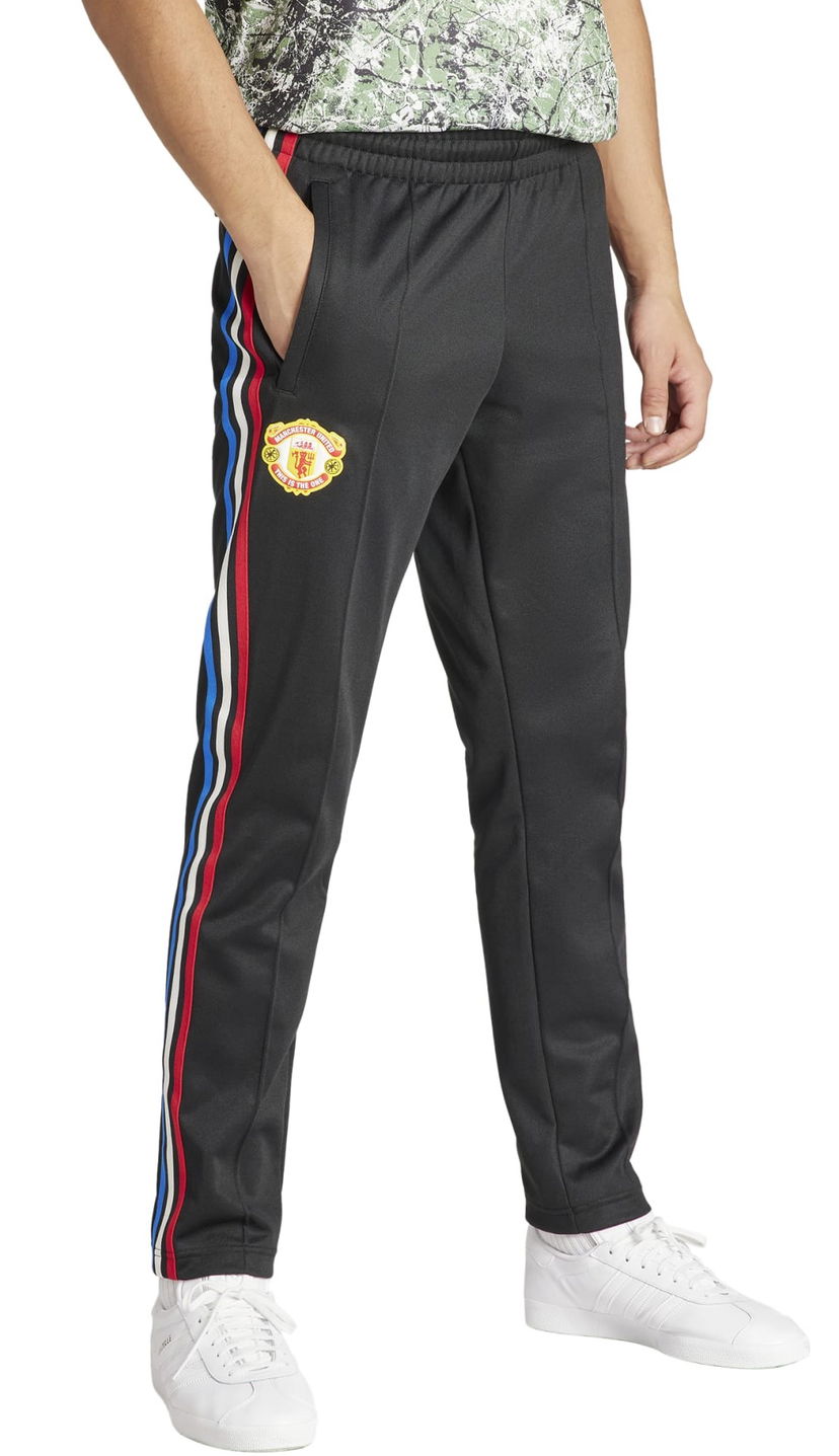 Hlače in kavbojke adidas Originals MUFC SR OG TP Črna | in6968