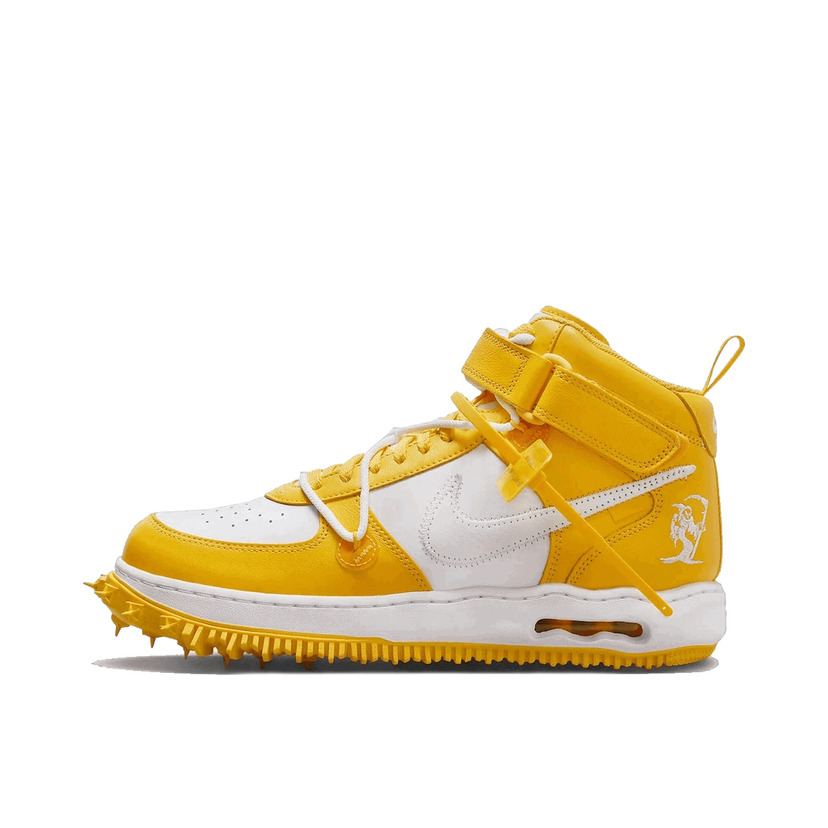 Superge in čevlji Nike Off-White x Air Force 1 Mid SP "Varsity Maize" Rumena | DR0500-101